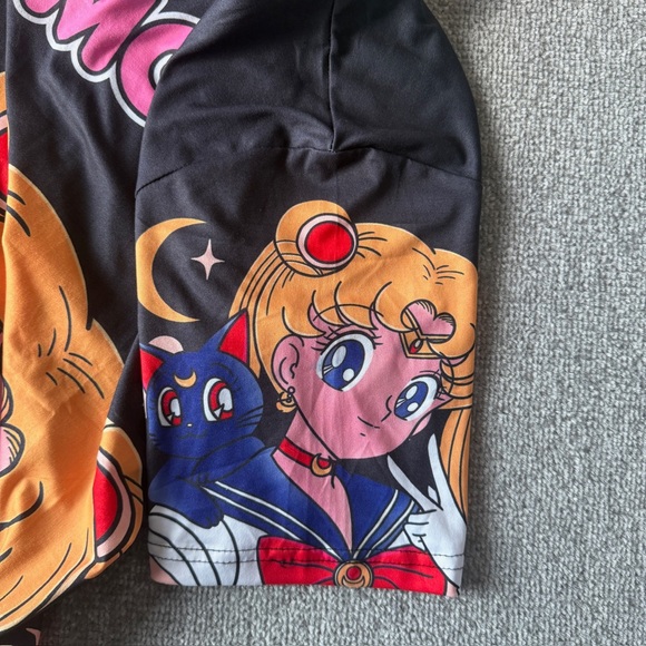 Sailor Moon AOP Anime Graphic Jersey Style Dri-Fit  Shirt no Tag, Measures L/XL - Picture 6 of 7